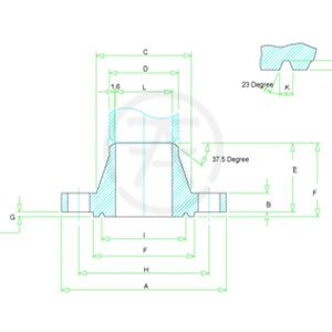 ANSI B16.5, ASME B16.47 Ring Type Joint Flange Manufacturers